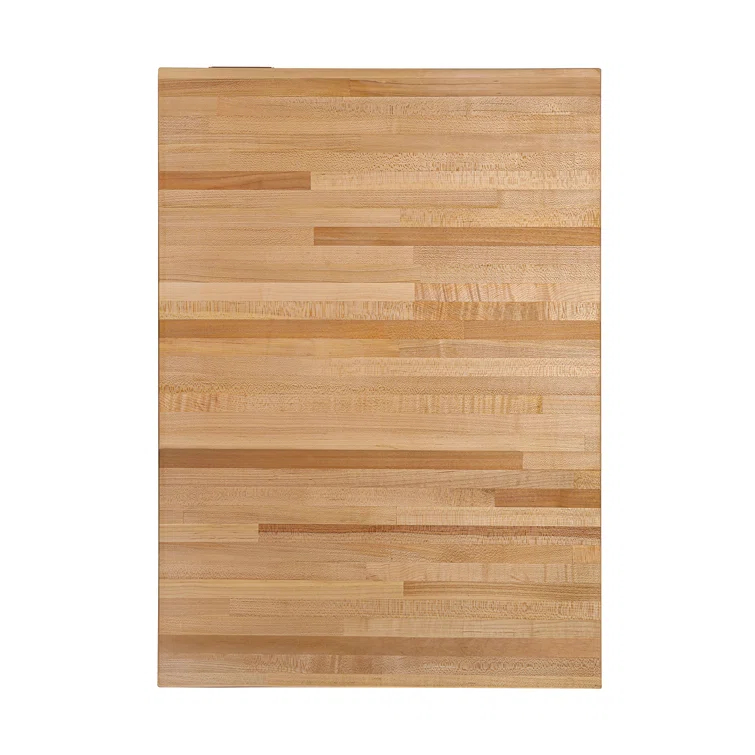 CONSDAN 25'' W Solid Wood Rectangular Square Edge Table Top