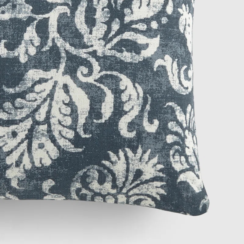 Cotton Throw Square Pillow Cover & Insert