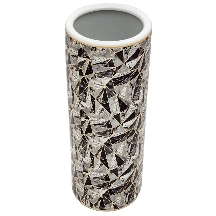 Everly Quinn Handmade Ceramic / Porcelain Floor Vase