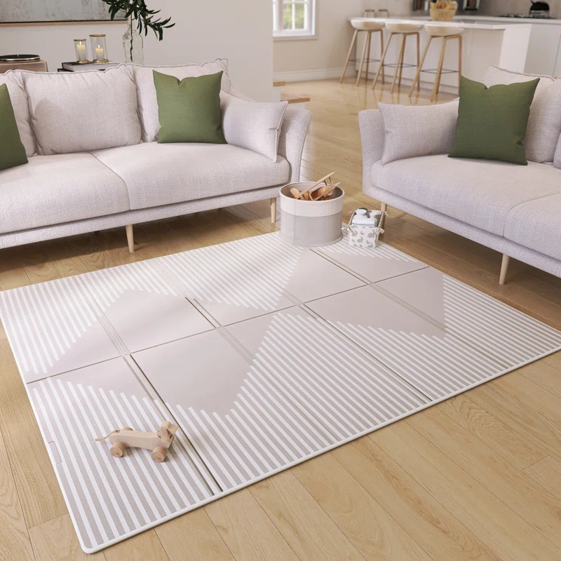 Evolur Evolur Cozycush Reversible Non-toxic Baby Kids Playmat  || Foldable Large Thick Foam Crawling Playmats For Toddlers|waterproof Portable Playmat For Babies | Yoga/picnic/game Mat|indoor/outdoor