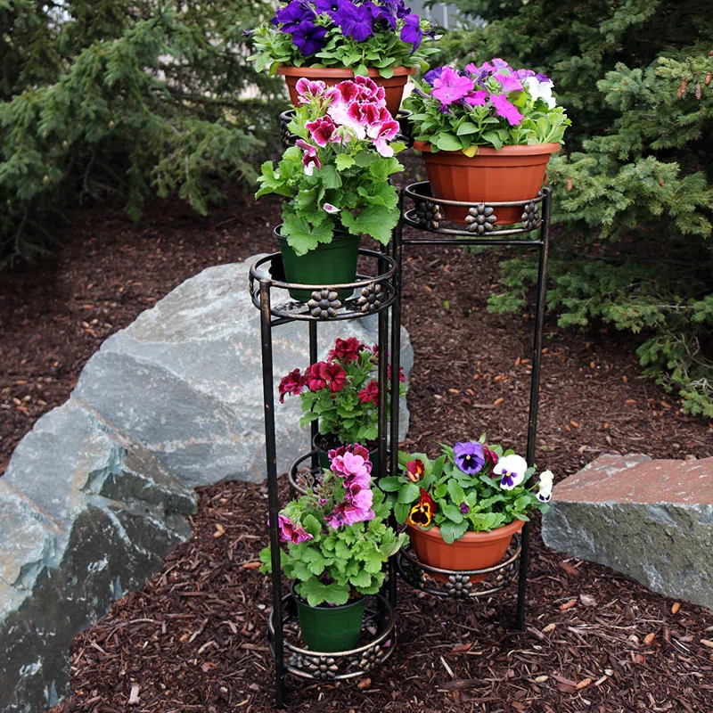 SunnyDaze Decor Metal Weather Resistant Plant Stand