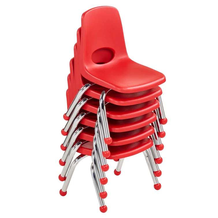 Factory Direct Partners Stacking Classroom Chair ( Set of 6 ) (Set of 6)
