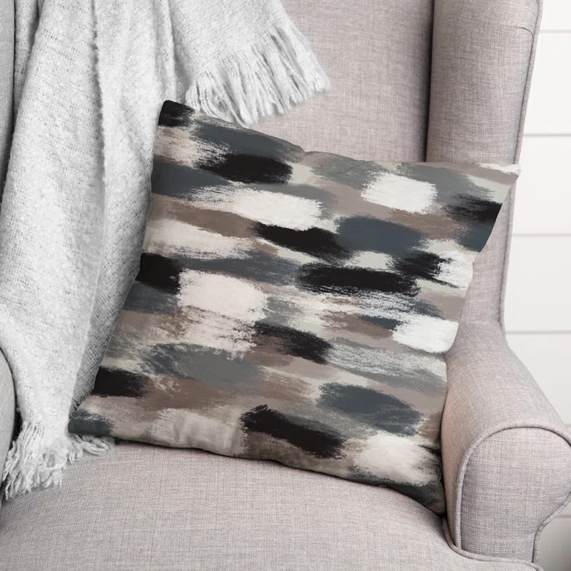 Designs Direct Creative Group Abstract Indoor/Outdoor Reversible Throw Pillow