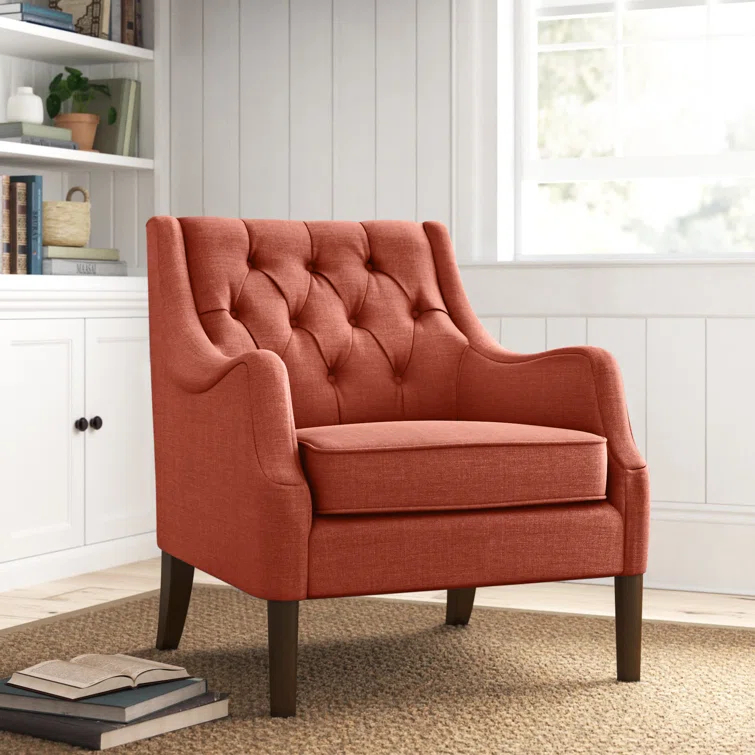 Anatonia 29.25" Wide Tufted Wingback Chair