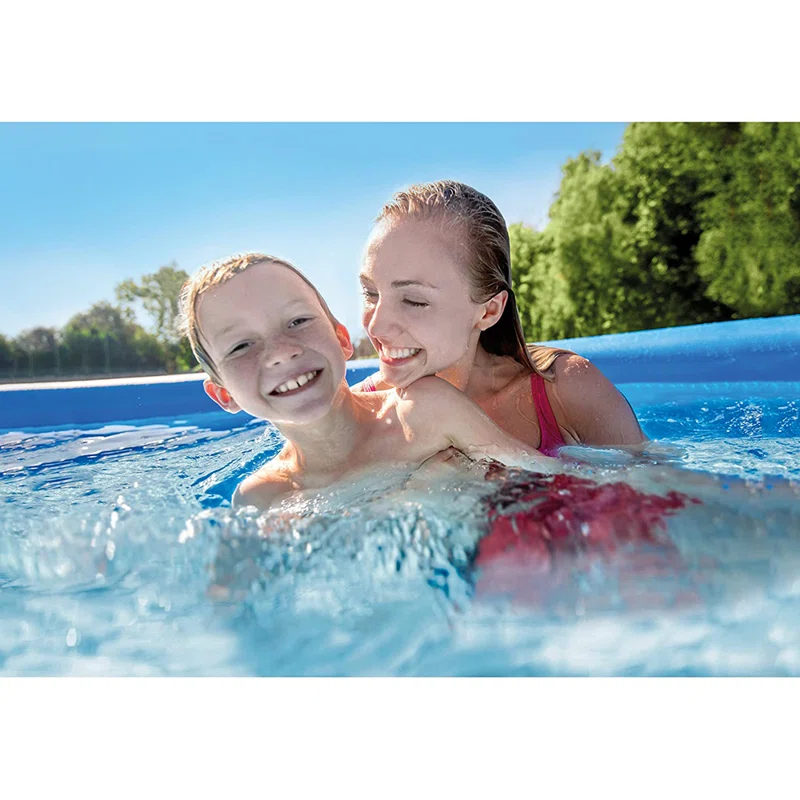 Intex Intex Easy Set Inflatable Kid Swimming Pool with Filter Pump