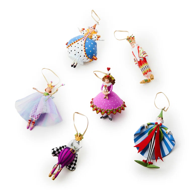 MacKenzie-Childs Patience Brewster Nutcracker Suite Mini Ornament Set