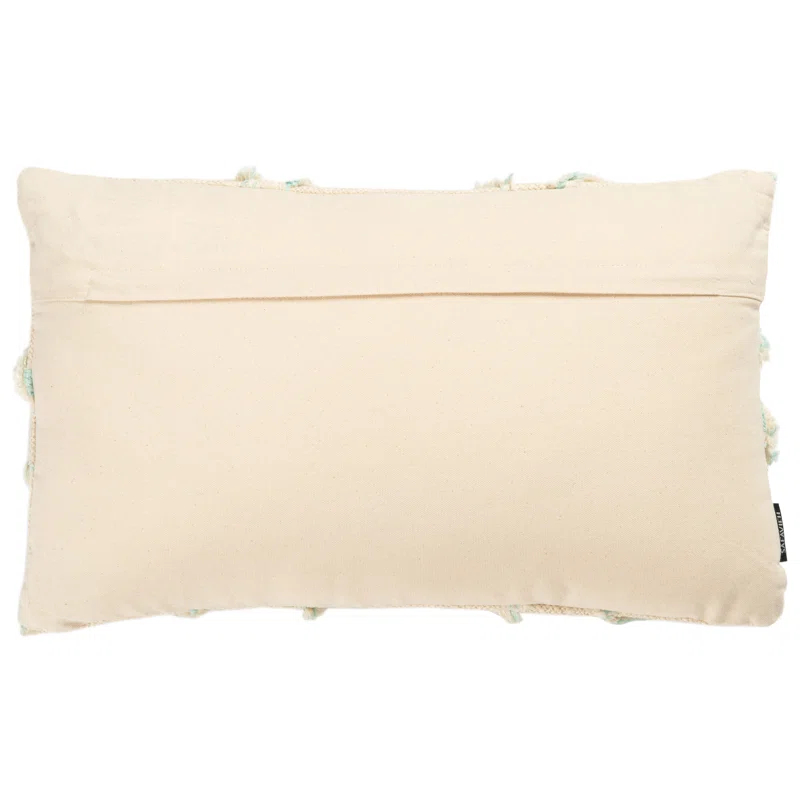 Safavieh Ashlin Fringed Cotton Reversible Throw Pillow