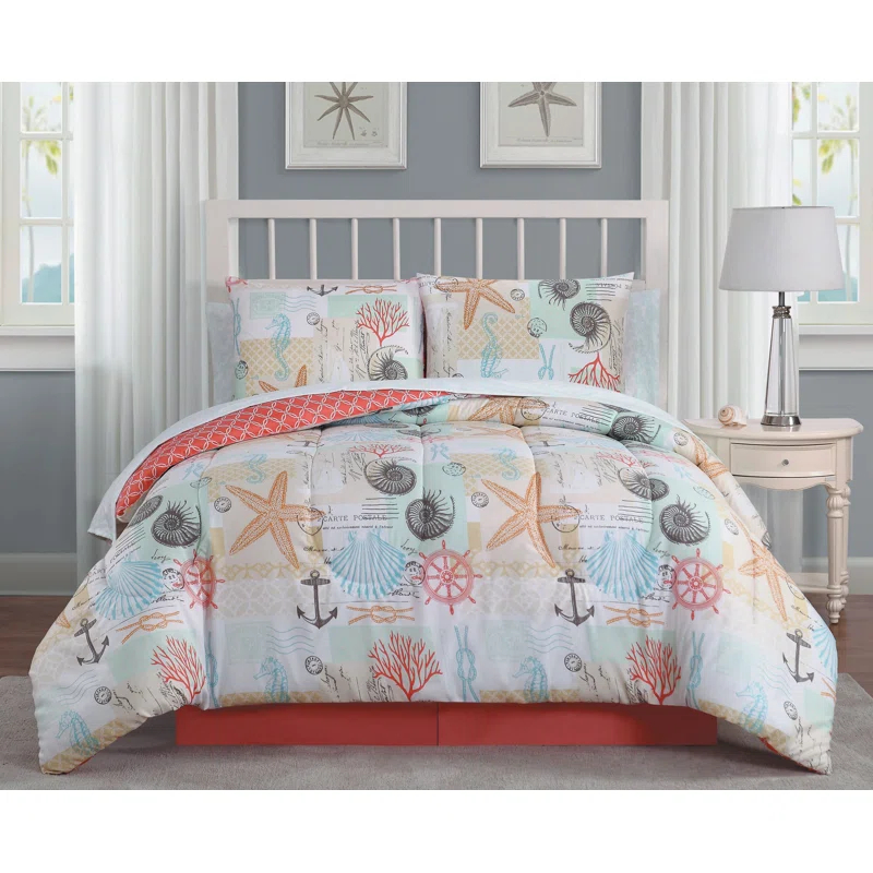 Avondale Manor Belize Coastal Abstract Comforter Set