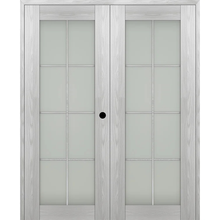 Belldinni Avon 8 Lite Solid + Manufactured Wood Paneled Prehung Door