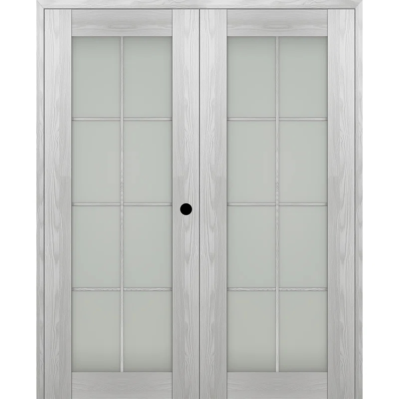 Belldinni Avon 8 Lite Solid + Manufactured Wood Paneled Prehung Door