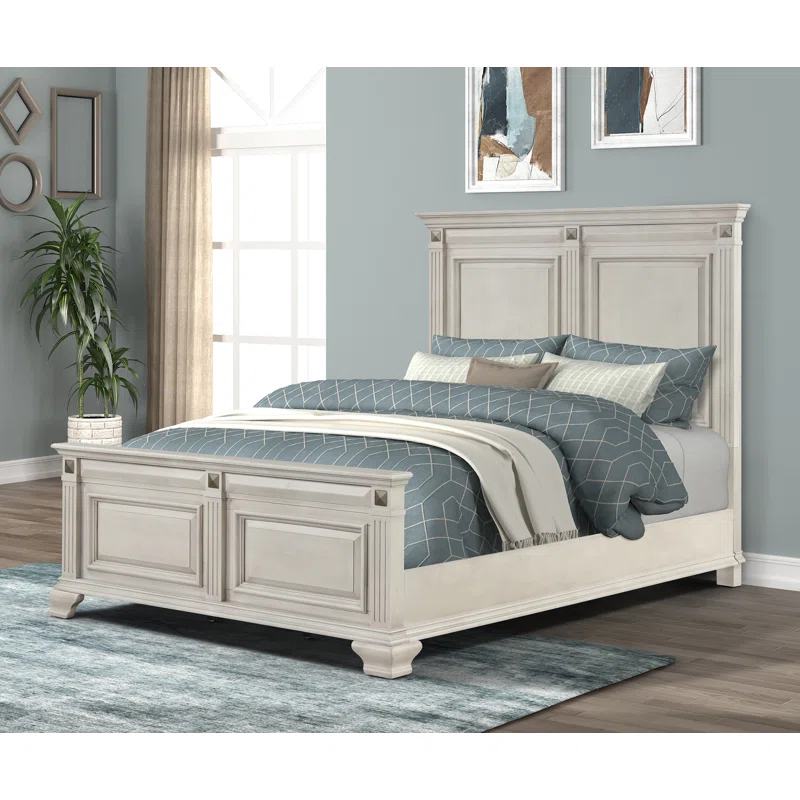 Charlton Home® Samuelsson Solid Wood Standard Bed