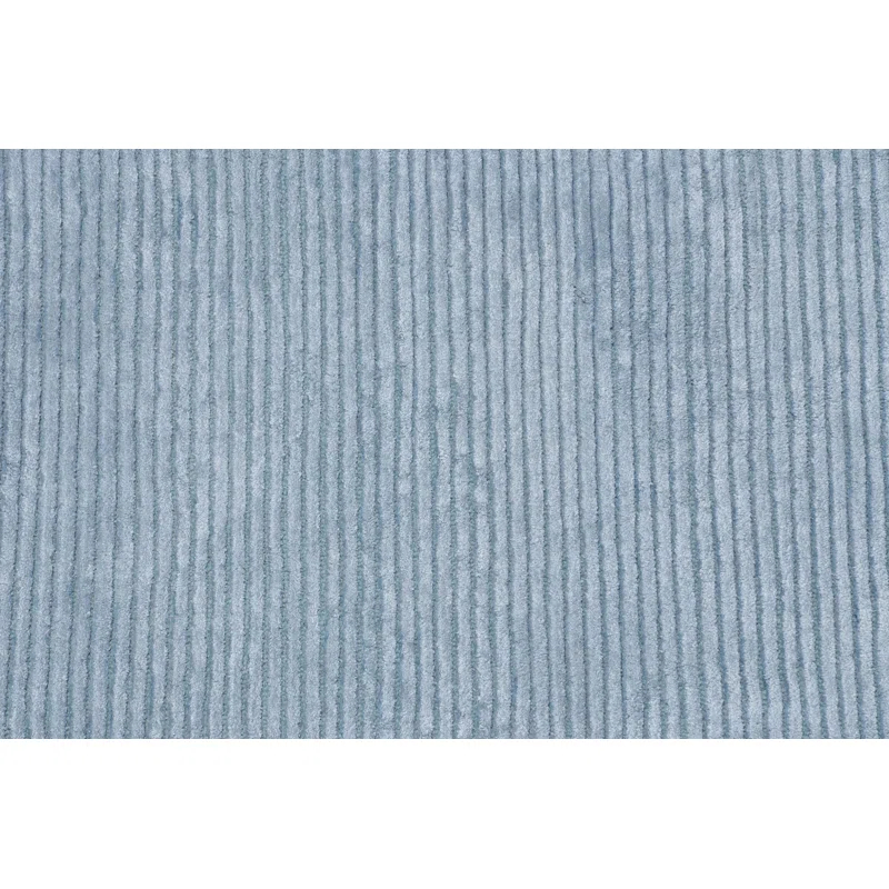 Pasargad Edgy Tufted Wool/Synthetic Blue Area Rug | Wayfair