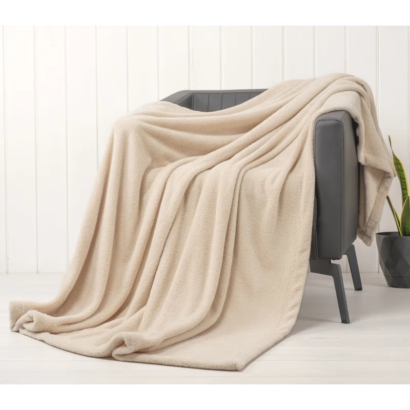 American Soft Linen Edison Knitted Throw Blanket