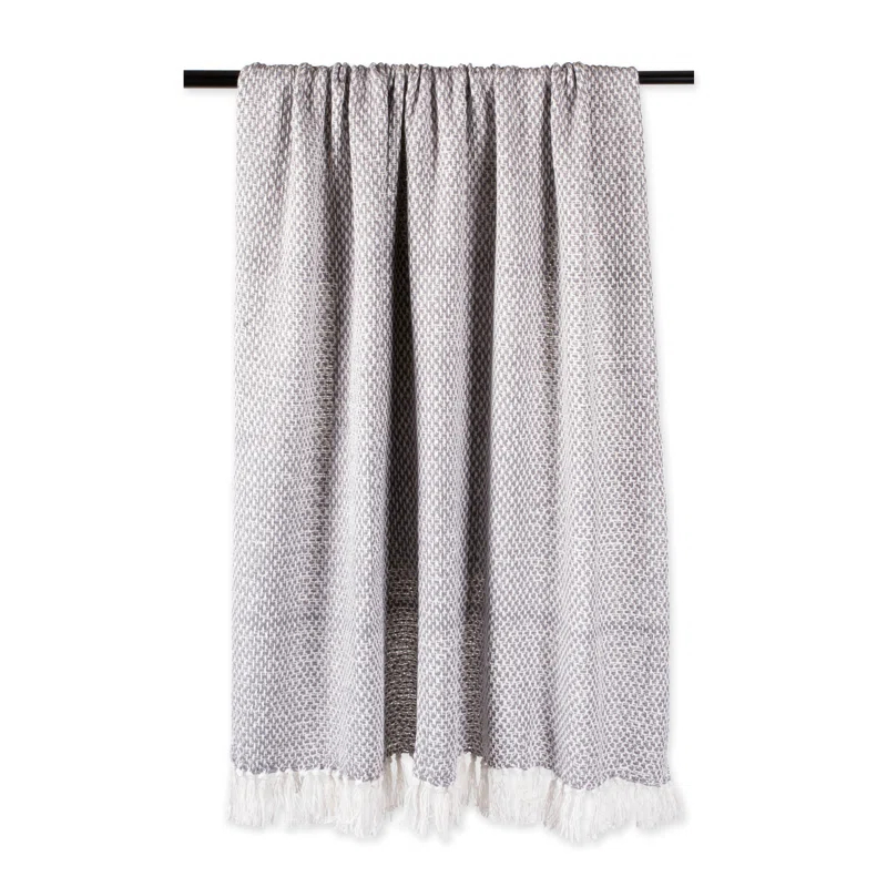 Design Imports Hand Woven Throw Blanket