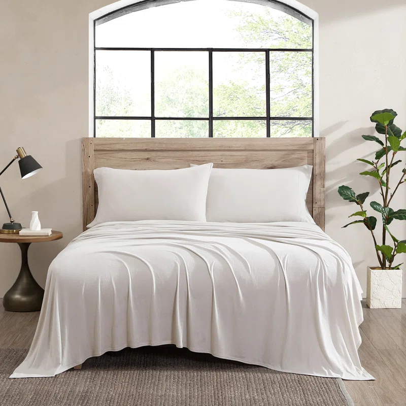 1888 Mills Cotton Blend Jersey Knit Sheet Set