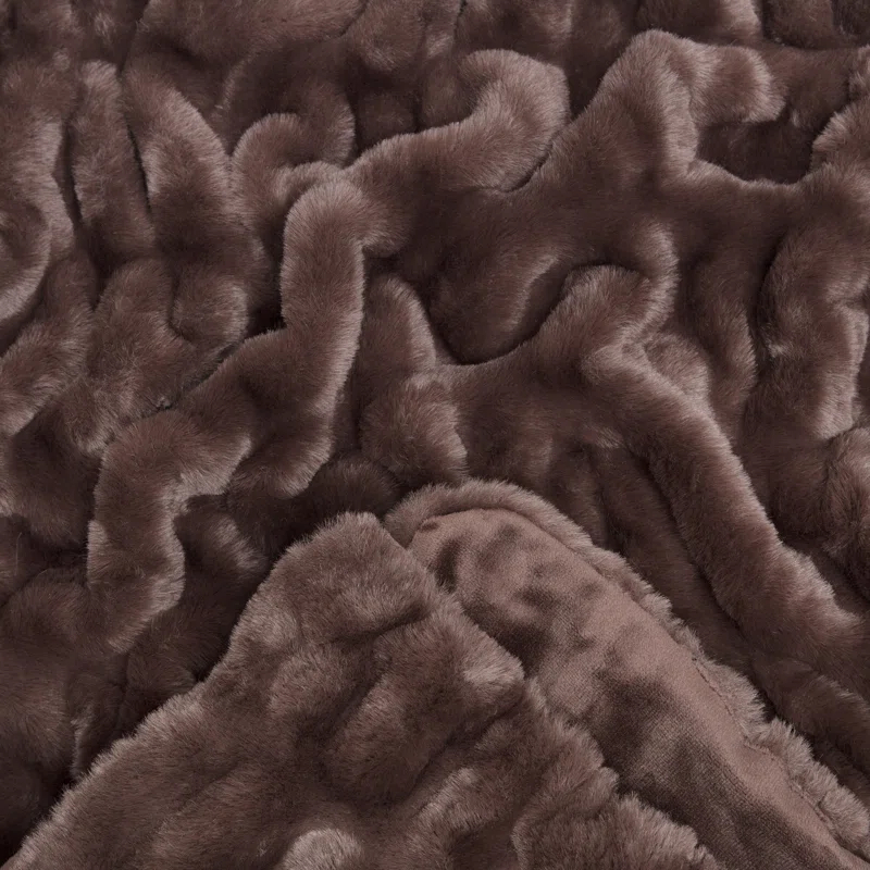 Chanasya Faux Fur Throw