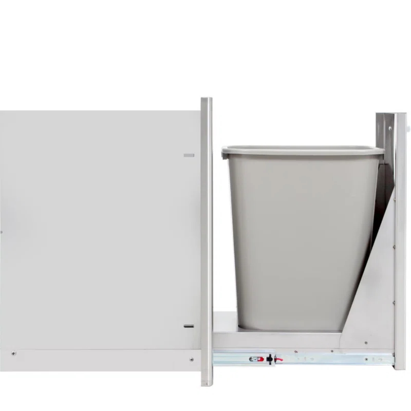 Blaze Grills Blaze Narrow Roll-Out Stainless Steel Trash Bin