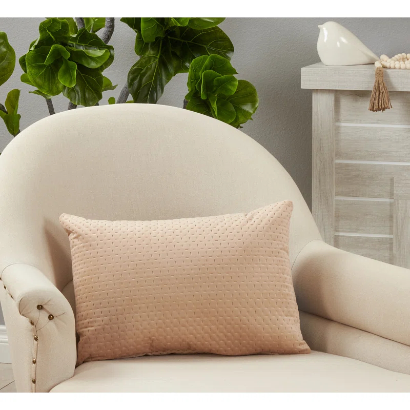 Saro Padua Collection Reversible Throw Pillow
