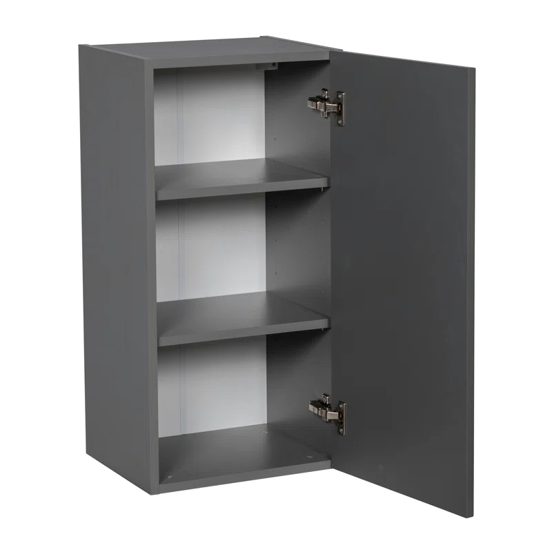 WALLKITCHENS Open Particleboard Standard Wall Cabinet Ready-to-Assemble