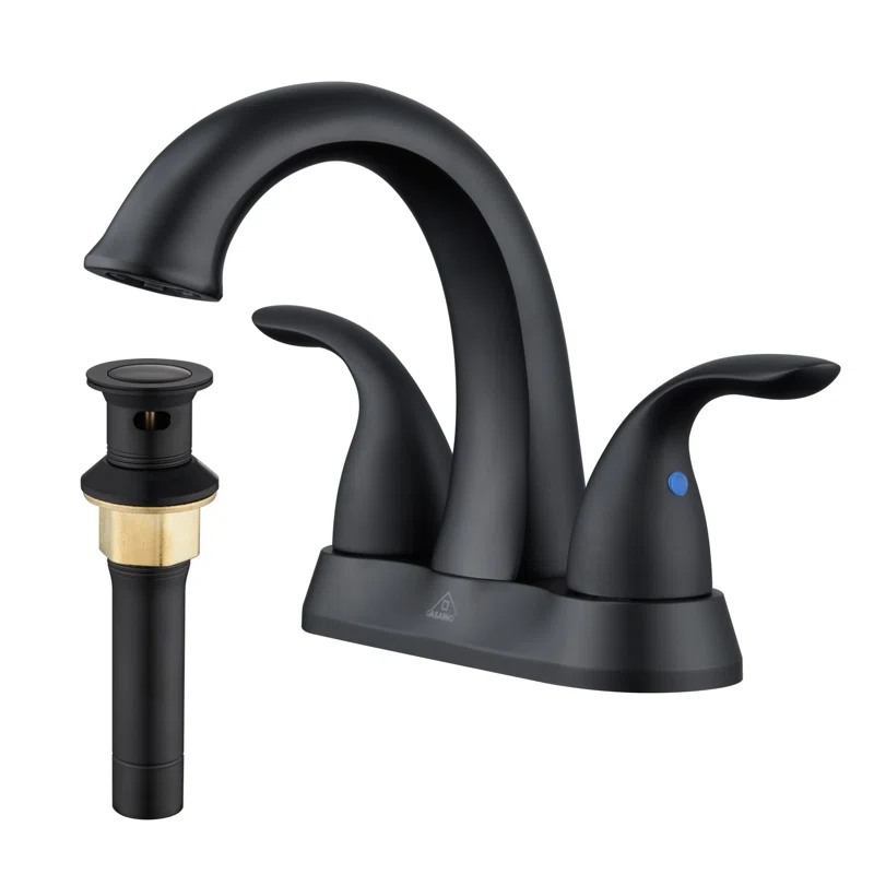 1.2 Flow Centerset Bathroom Sink Faucet with Drain