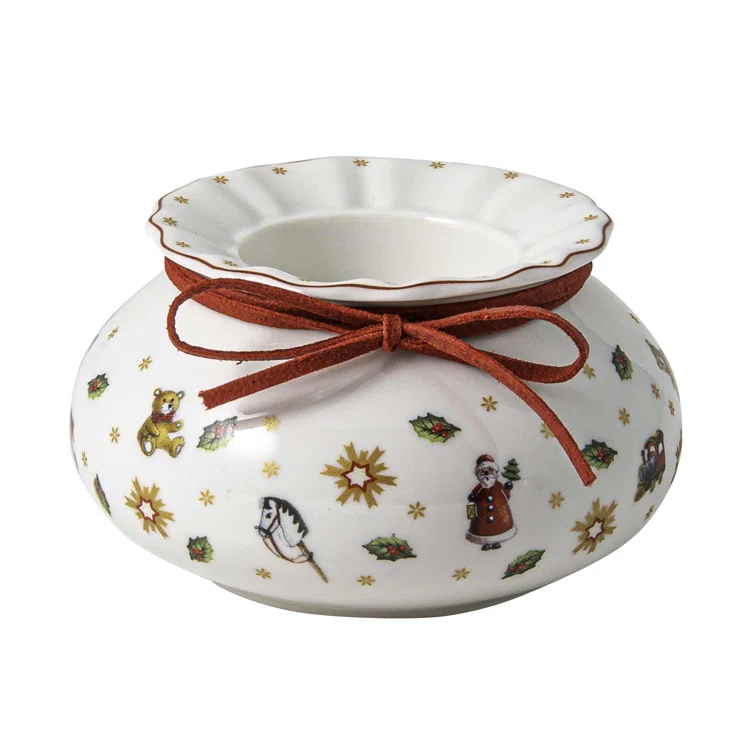 Villeroy & Boch Villeroy & Boch Toys Delight Decoration 4" Porcelain Tabletop Tealight Holder