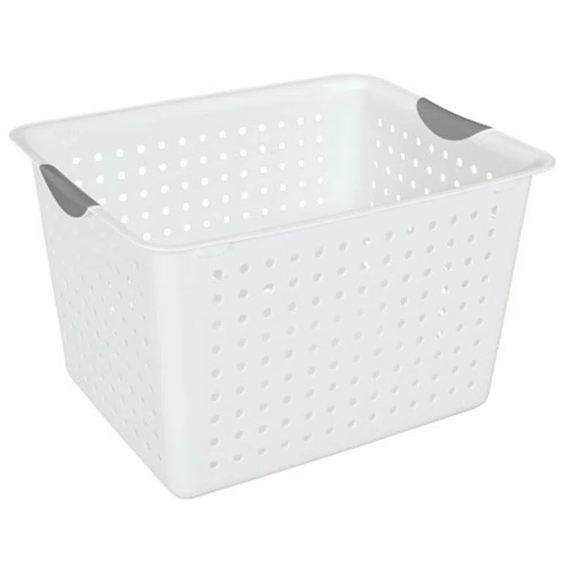 Sterilite Deep & Medium Ultra Plastic Storage Bin Organizer Basket Pair | Wayfair