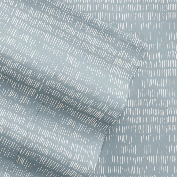 IEnjoy Home 4 Piece Delicate Details Pattern Sheet Set & Reviews | Wayfair