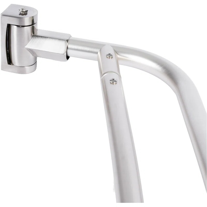 VOMGEB1 Double Curved Shower Rod, Durable Metal Construction