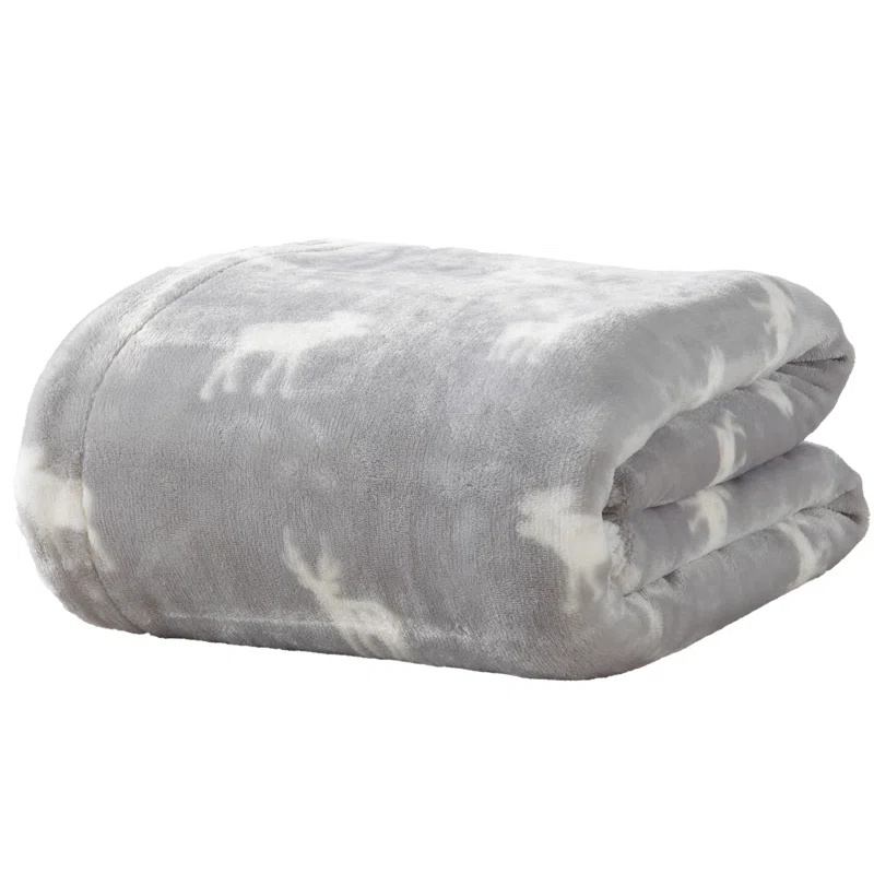 FreshFolds Ultra Soft Plush Sherpa Reversible Blanket