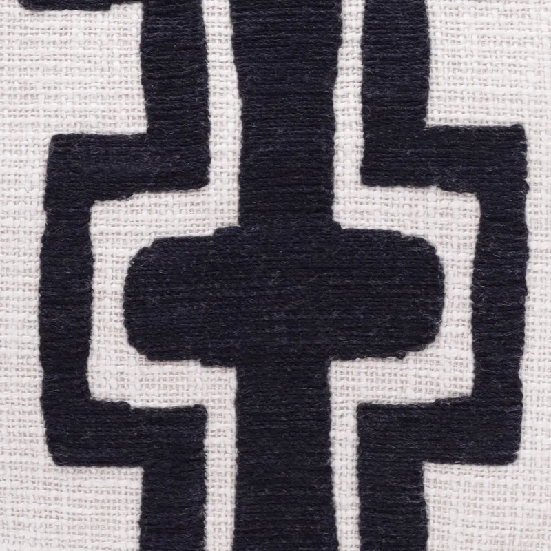 Geometric Handmade Cotton Wool Blend Decorative Throw Pillow