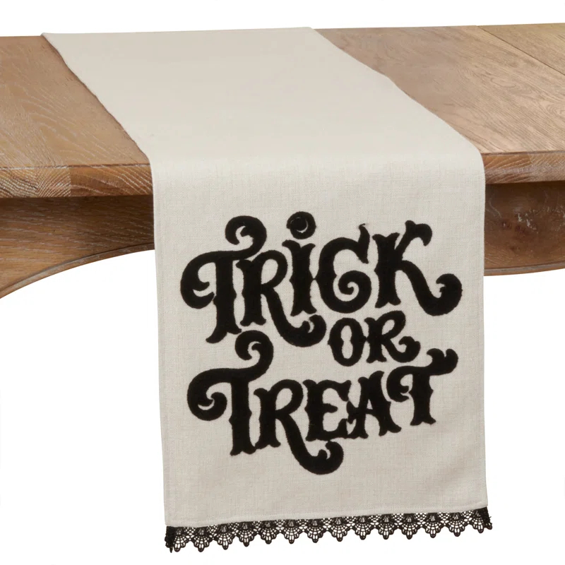 The Holiday Aisle® Karamo Halloween Table Runner