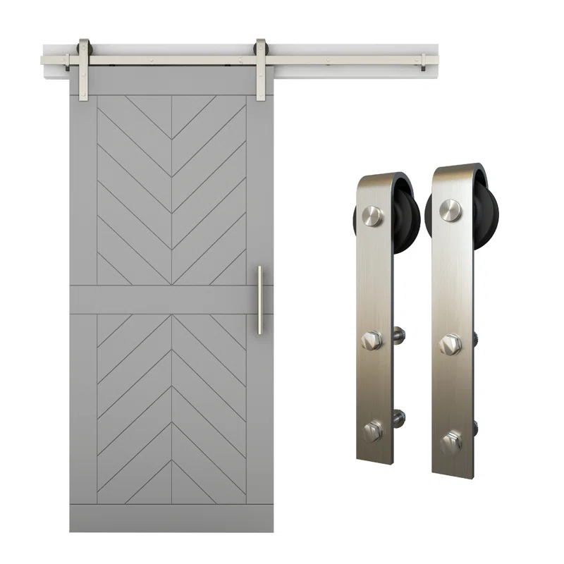 National Hardware Standard Single Barn Door Hardware Kit