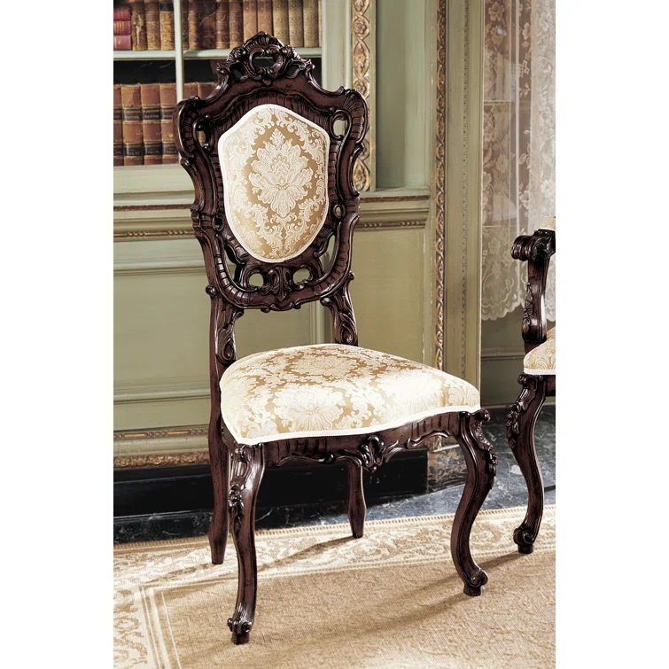 Design Toscano Toulon French Rococo Side Chair