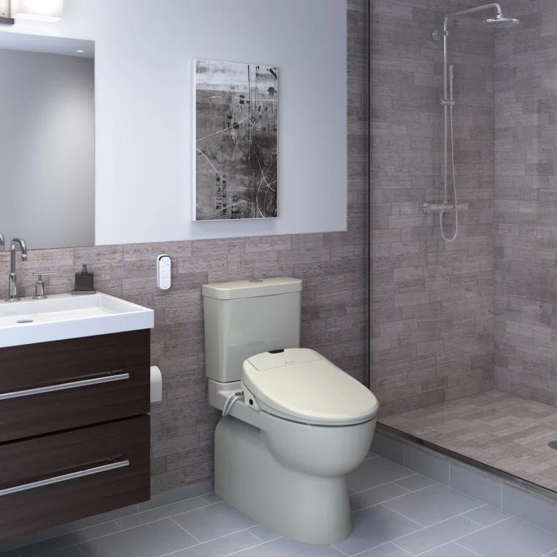 Brondell S1400-RB Swash 1400 Luxury Bidet Toilet Seat Round