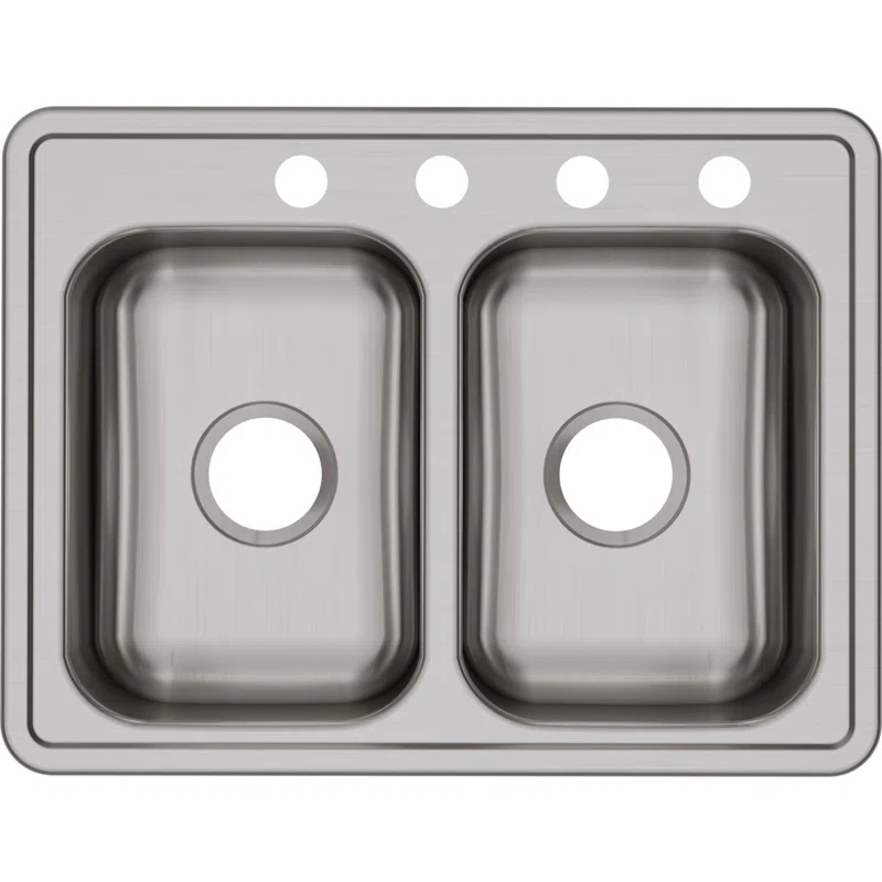 Elkay D225194 Dayton 25" L x 19" W Double Basin Drop-In Kitchen Sink