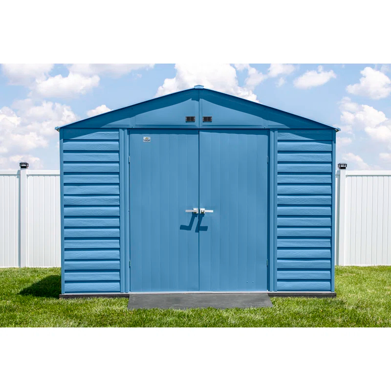 Arrow 10 ft. W x 12 ft. D Metal Storage Shed