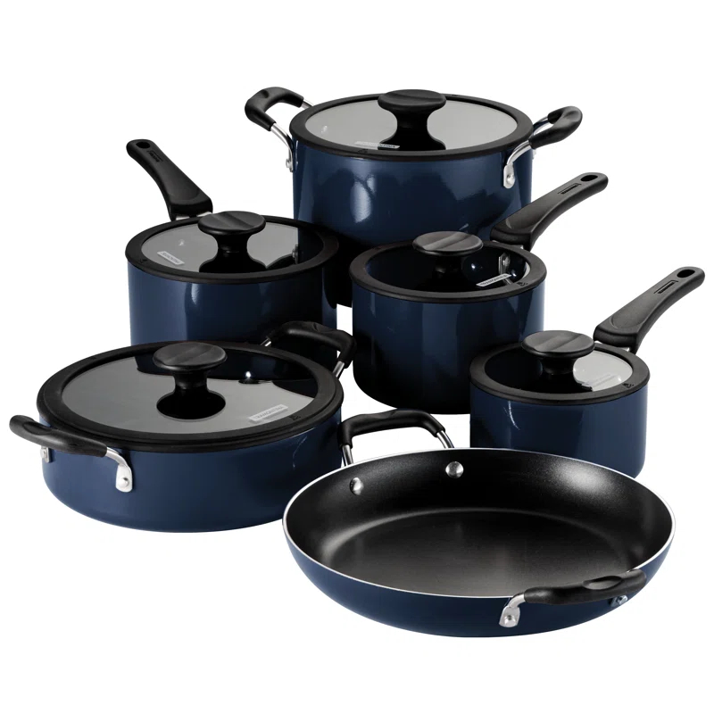 Tramontina Tramontina Aluminum Non Stick 11 Pc Nesting Cookware Set