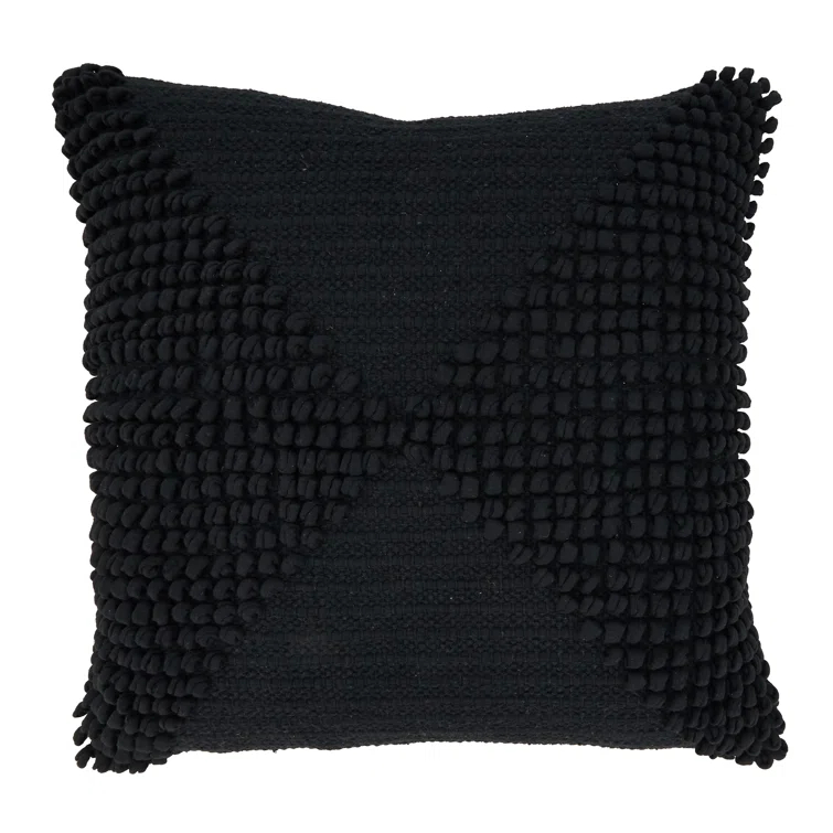 Saro Zandra Collection Cotton Throw Pillow