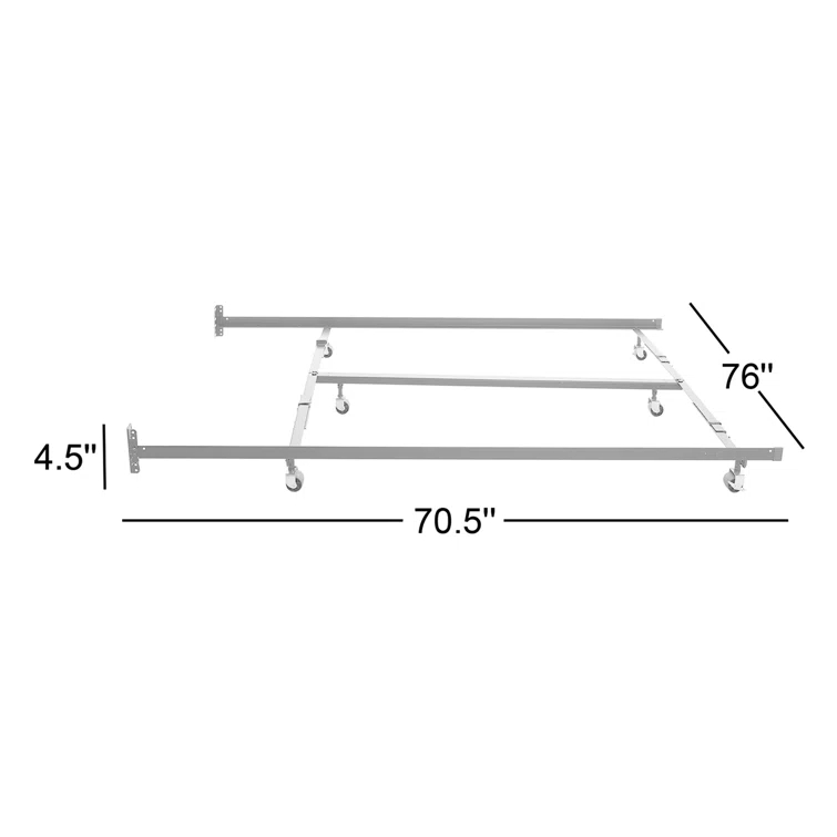 Home by Hollywood 4.5" Low Profile Premium Lev-R-Lock Bed Frame