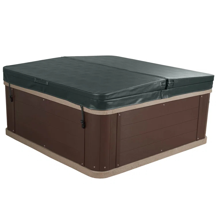 Aqualife® by Strong Spas® Ariana™ 6-Person 30-Jet Lounger Hot Tub Spa with Built-In Ice Bucket, 5 BHP 2-Speed Pump, LED Lighting, 4kW Stainless Steel Heater and Ozonator, Insulated Cover Included & Reviews | Wayfair