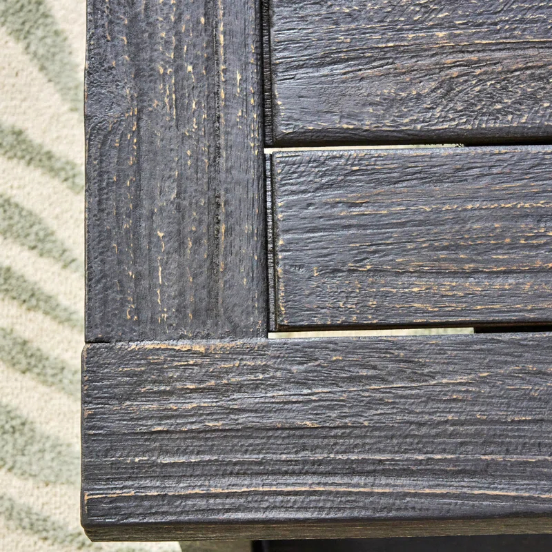 Millwood Pines Egor Acacia Wood Outdoor Bench