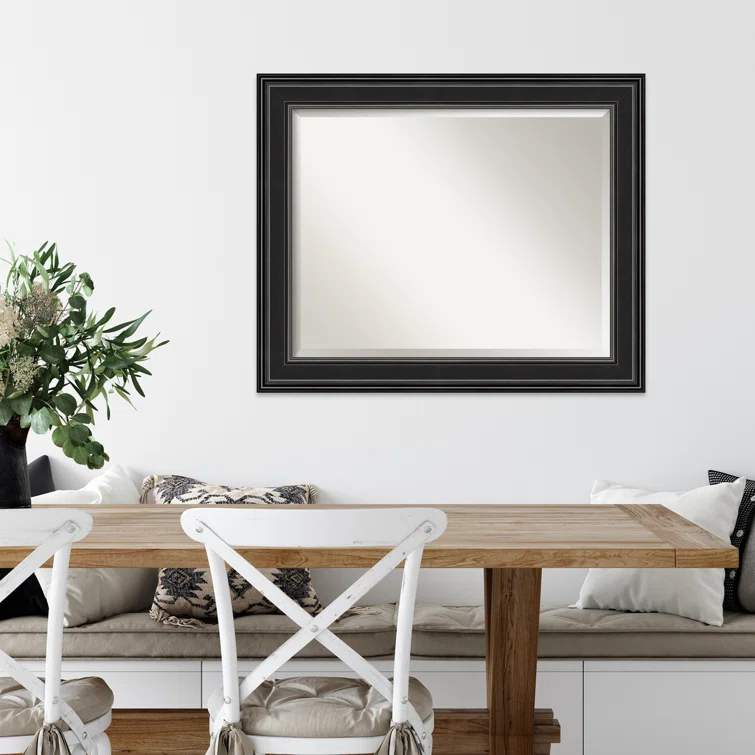 Charlton Home® Fahlman Flat Wall Mirror