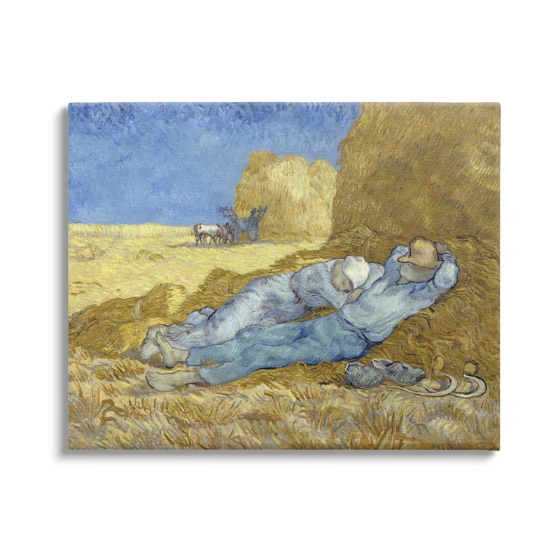 Stupell Industries The Siesta Vincent van Gogh Classic Painting by Vincent Van Gogh - Painting on Canvas | Wayfair