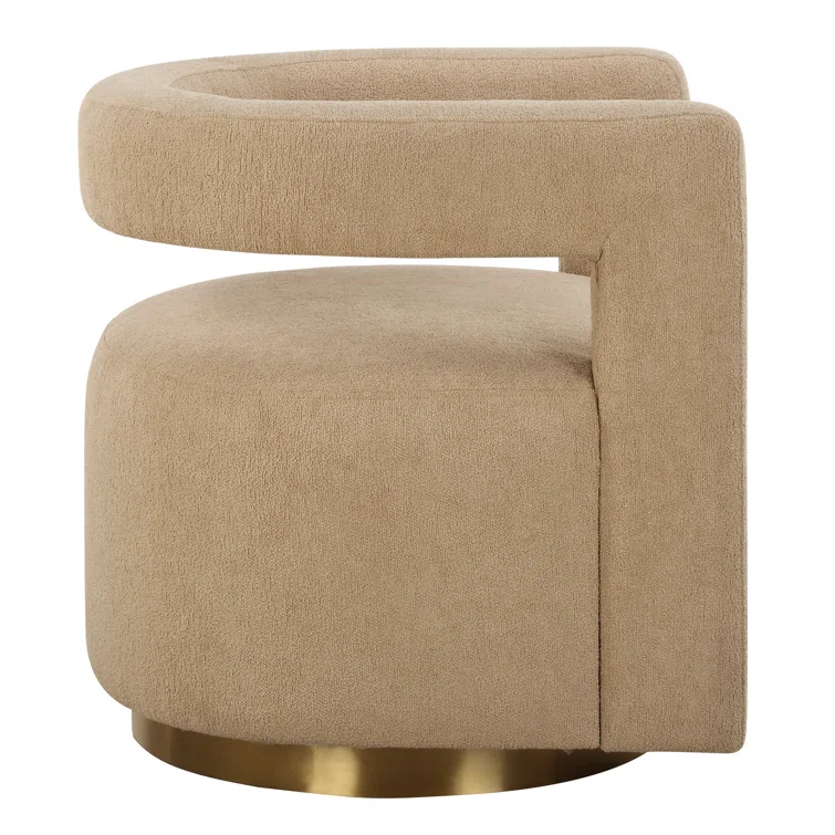 Uttermost Uttermost Grounded Modern Swivel Chair