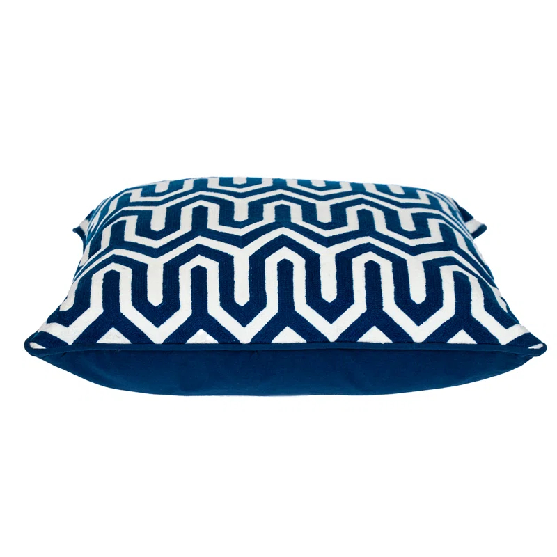 Parkland Collection Geometric Cotton Throw Pillow