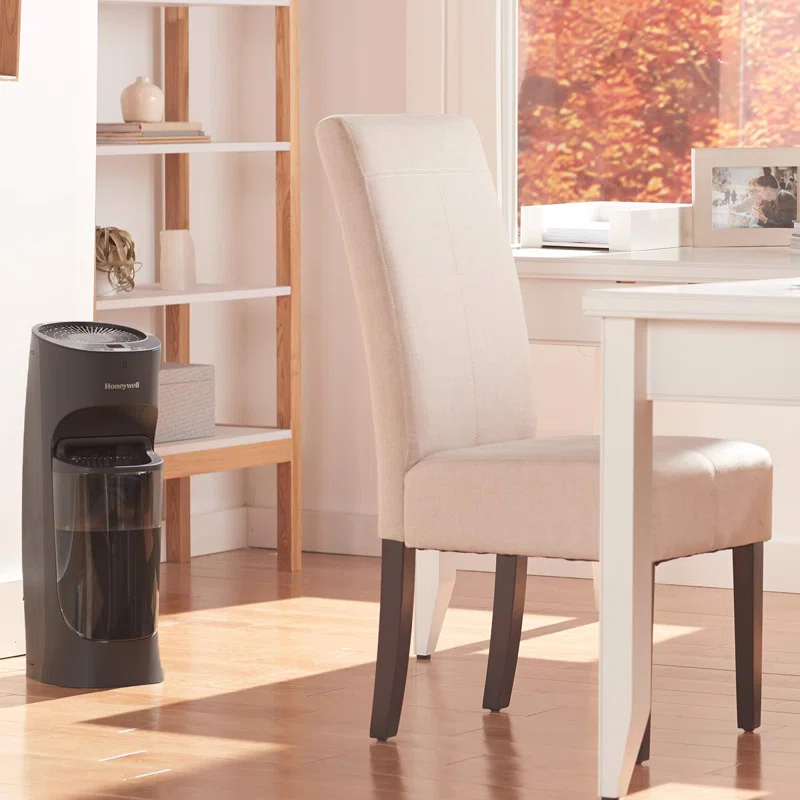 BEACHWATER POOL & SPA, LLC Top Fill Tower Humidifier, Digital Humidistat, Cool Mist Humidifier For Bedroom, Home Or Office With Space Saving Tower Design