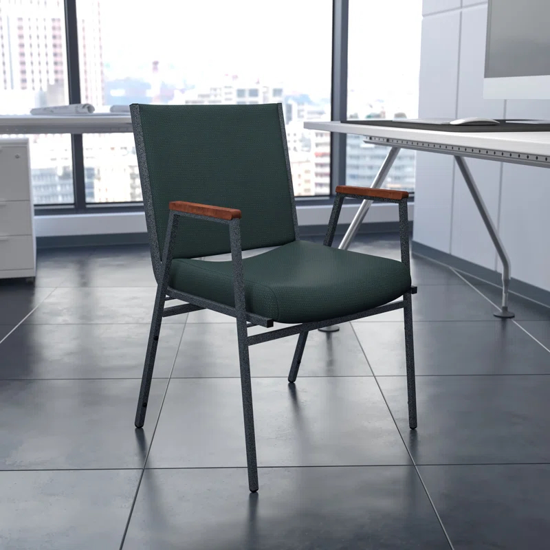 Offex Aliya Heavy Duty Stack Chair with Arms
