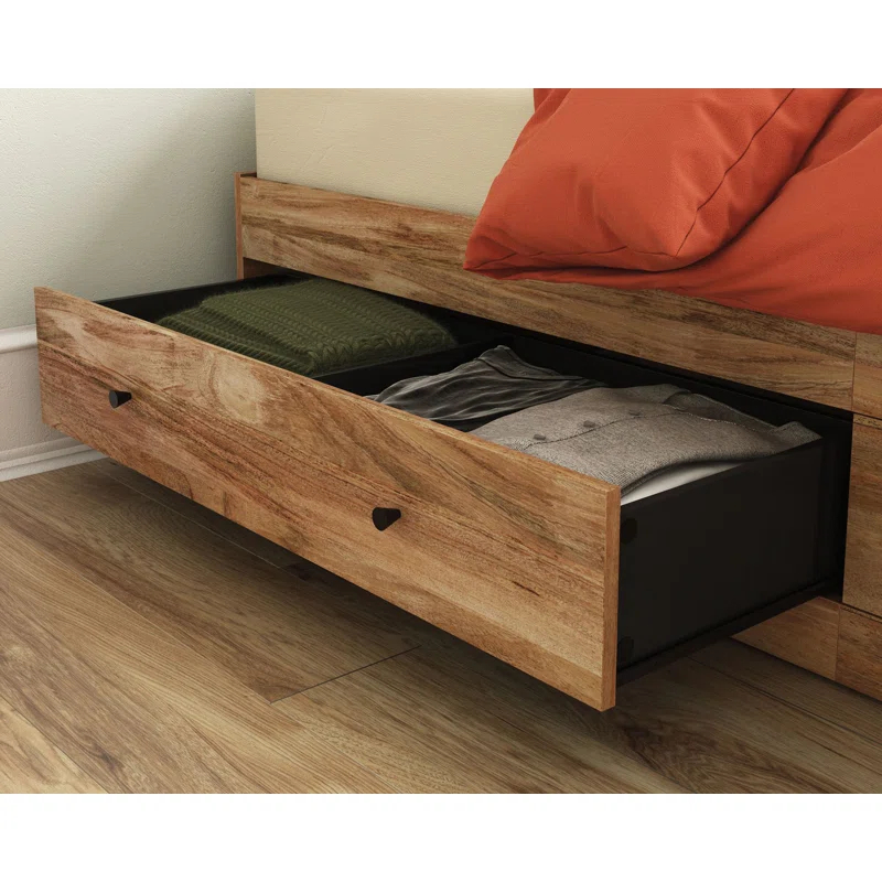 Crafters and Weavers Twin 2 Drawer Platform Bed by Sauder