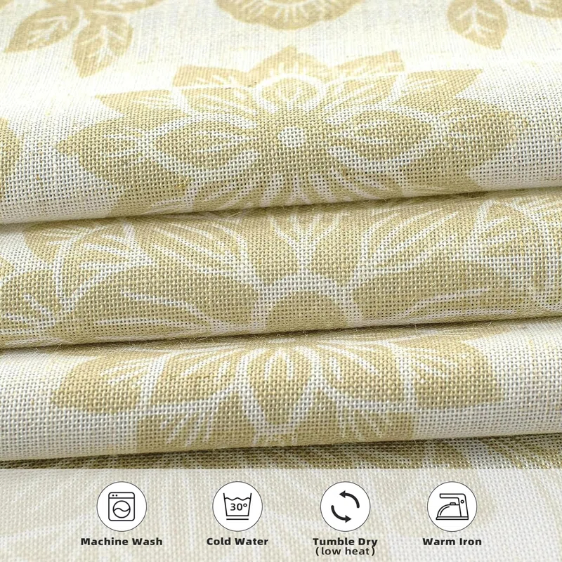 DriftAway Twyla Floral Tailored 52'' W Window Valance