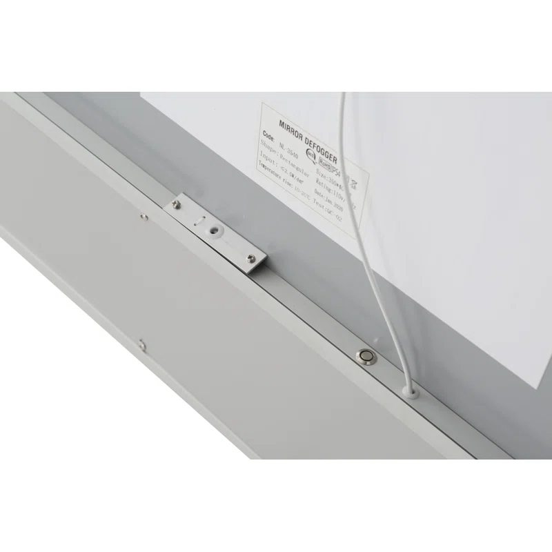 AQUADOM Soho Bathroom LED Wall-Mount Mirror with Dimmer, Defogger, Touch Control, Backlit and Front-Lit